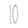 Thumbnail Image 1 of Diamond Hoop Earrings 1 ct tw 10K White Gold 40.2mm