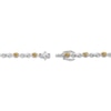 Thumbnail Image 3 of Citrine & White Lab-Created Sapphire Infinity Bracelet Sterling Silver 7.25&quot;