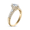 Thumbnail Image 1 of Pear-Shaped Diamond Halo Engagement Ring 7/8 ct tw 14K Yellow Gold