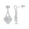 Thumbnail Image 1 of Multi-Diamond Drop Earrings 5/8 ct tw 14K White Gold