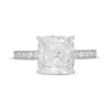 Thumbnail Image 2 of Neil Lane Artistry Cushion-Cut Lab-Created Diamond Engagement Ring 5-5/8 ct tw 14K White Gold