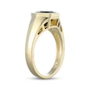 Thumbnail Image 2 of Men's Hexagon-Cut Black Onyx Ring 10K Yellow Gold