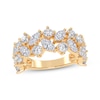 Thumbnail Image 1 of Lab-Grown Diamonds by KAY Marquise & Round-Cut Scatter Ring 2 ct tw 14K Yellow Gold