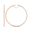 Thumbnail Image 3 of Tube Hoop Earrings 10K Rose Gold 70mm