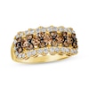 Thumbnail Image 1 of Le Vian Chocolate Waterfall Diamond Ring 1-1/5 ct tw 14K Honey Gold