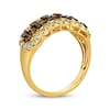 Thumbnail Image 3 of Le Vian Chocolate Waterfall Diamond Ring 1-1/5 ct tw 14K Honey Gold