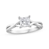 Thumbnail Image 1 of XO from KAY Princess-Cut Diamond Solitaire Ring 1 ct tw 14K White Gold (I/I2)