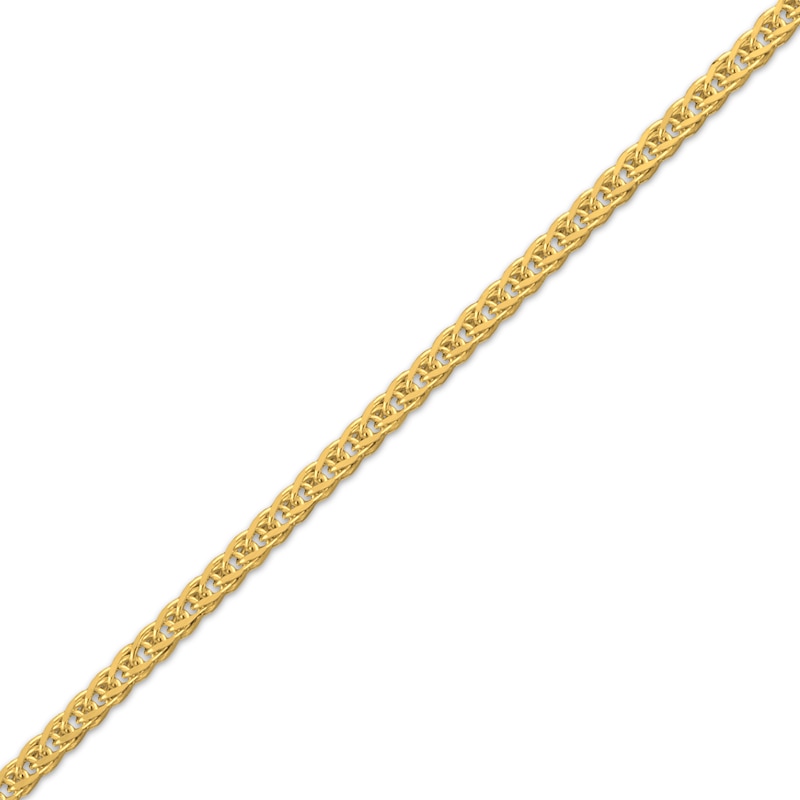 Main Image 2 of Solid Wheat Chain Necklace 1.5mm 14K Yellow Gold 18&quot;