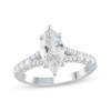 Thumbnail Image 1 of Lab-Grown Diamonds by KAY Marquise-Cut Engagement Ring 2 ct tw 14K White Gold