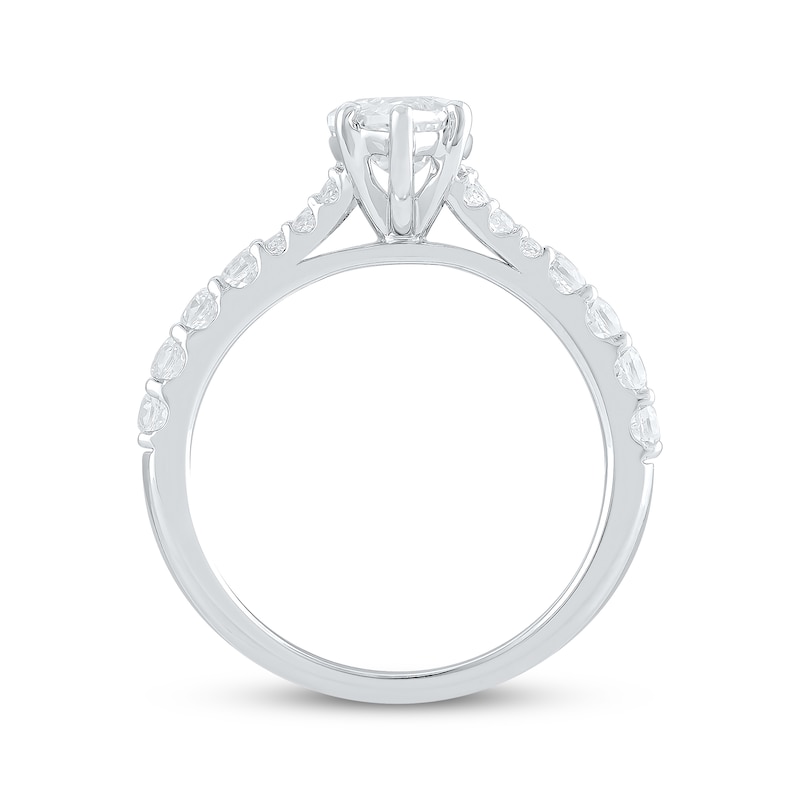 Main Image 3 of Lab-Grown Diamonds by KAY Marquise-Cut Engagement Ring 2 ct tw 14K White Gold