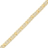 Thumbnail Image 1 of Men's Lab-Grown Diamonds by KAY Link Bracelet 2-1/2 ct tw 10K Yellow Gold 8.5"