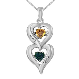 Unstoppable Love Double Heart Necklace