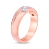 Thumbnail Image 2 of Men’s THE LEO First Light Diamond Round-Cut Three-Stone Anniversary Band 1/3 ct tw 14K Rose Gold