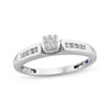 Thumbnail Image 1 of Round-Cut Diamond Engagement Ring 1/4 ct tw 10K White Gold