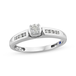 Adore Round-Cut Diamond Engagement Ring 1/4 ct tw 10K White Gold