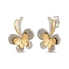 Thumbnail Image 1 of Le Vian Diamond Butterfly Earrings 3/8 ct tw 14K Two-Tone Gold