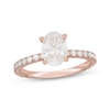 Thumbnail Image 0 of Neil Lane Artistry Oval-Cut Lab-Created Diamond Engagement Ring 2 ct tw 14K Rose Gold