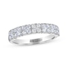 Thumbnail Image 1 of THE LEO Diamond Two-Row Anniversary Band 3/4 ct tw 14K White Gold