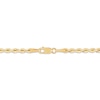 Thumbnail Image 3 of Solid Silk Rope Chain Necklace 3mm 14K Yellow Gold 22&quot;