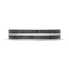 Thumbnail Image 3 of Neil Lane Men’s Black Diamond Hammered Wedding Band 1/3 ct tw 14K White Gold