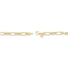 Thumbnail Image 2 of Three & One Hollow Link Figaro Necklace 4.5mm 10K Yellow Gold 18”