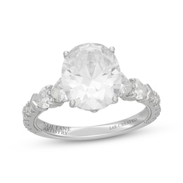 Neil Lane Artistry Oval-Cut & Heart-Shaped Lab-Grown Diamond Engagement Ring 4 ct tw 14K White Gold