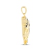 Thumbnail Image 3 of Black Diamond Lion Charm 1/3 ct tw 10K Yellow Gold