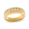 Thumbnail Image 1 of Men's THE LEO First Light Diamond Wedding Band 3/4 ct tw 14K Yellow Gold