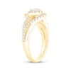 Thumbnail Image 1 of Pear-Shaped Diamond Bypass Engagement Ring 5/8 ct tw 18K Yellow Gold