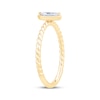 Thumbnail Image 2 of Marquise-Cut Diamond Solitaire Rope Shank Engagement Ring 1/4 ct tw 14K Yellow Gold (I/I1)