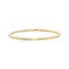 Thumbnail Image 1 of Hollow Rounded Box Chain Station Bracelet 2.45mm 10K Yellow Gold 7.5&quot;