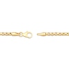 Thumbnail Image 3 of Hollow Rounded Box Chain Station Bracelet 2.45mm 10K Yellow Gold 7.5&quot;