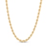 Thumbnail Image 1 of Solid Silk Rope Chain Necklace 3mm 14K Yellow Gold 20&quot;