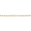 Thumbnail Image 3 of Solid Silk Rope Chain Necklace 3mm 14K Yellow Gold 20&quot;