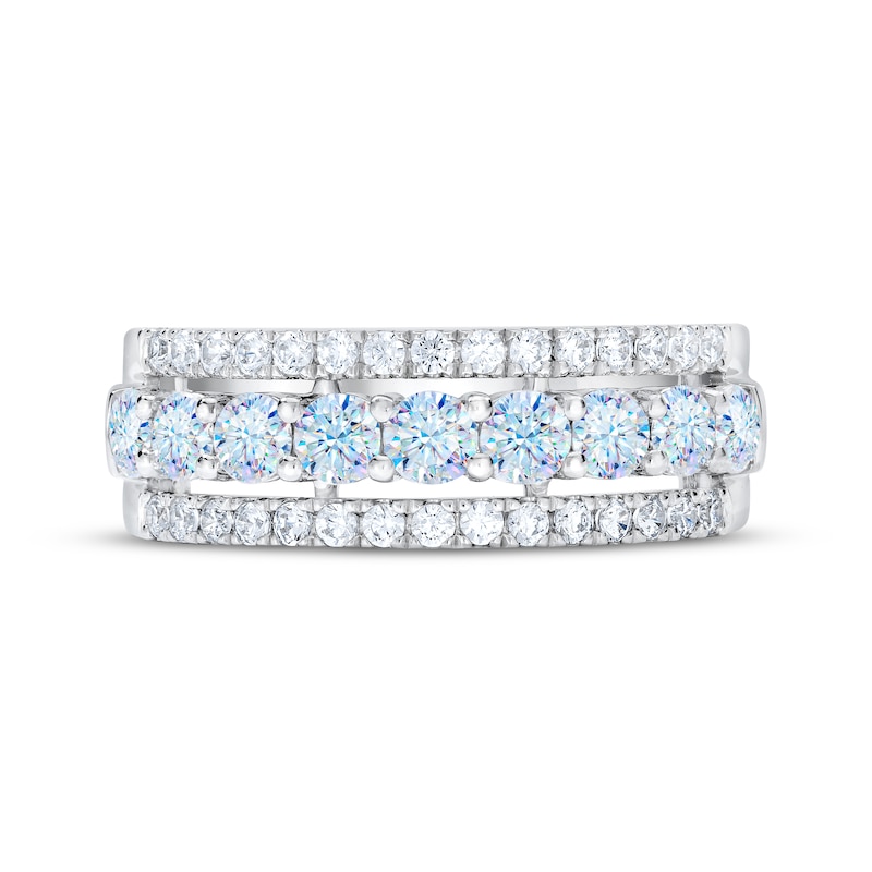 Main Image 3 of THE LEO First Light Diamond Round-Cut Anniversary Band 1-1/4 ct tw 14K White Gold