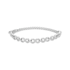 Thumbnail Image 1 of Diamond Adjustable Infinity Link Bracelet 1/10 ct tw Sterling Silver 9&quot;