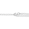 Thumbnail Image 3 of Diamond Adjustable Infinity Link Bracelet 1/10 ct tw Sterling Silver 9&quot;