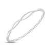 Thumbnail Image 2 of Diamond Twist Bracelet Bangle 1/5 ct tw Sterling Silver