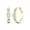 Thumbnail Image 1 of Lab-Grown Diamonds by KAY &quot;XO&quot; Hoop Earrings 1 ct tw 14K Yellow Gold