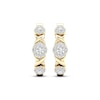 Thumbnail Image 2 of Lab-Grown Diamonds by KAY &quot;XO&quot; Hoop Earrings 1 ct tw 14K Yellow Gold