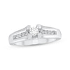 Thumbnail Image 1 of Round-Cut Diamond Engagement Ring 1/3 ct tw Sterling Silver