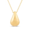 Thumbnail Image 1 of Hollow Teardrop Necklace 14K Yellow Gold 18&quot;