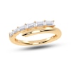 Thumbnail Image 1 of Baguette-Cut Diamond Wrap Ring 1/4 ct tw 14K Yellow Gold