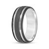 Thumbnail Image 2 of Men's Sandblast Wedding Band Tungsten Carbide 8mm