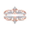 Thumbnail Image 3 of Diamond Enhancer Ring 1/2 ct tw Round-cut 14K Rose Gold