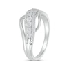 Thumbnail Image 2 of Diamond Wave Ring 1/6 ct tw Sterling Silver