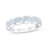 Thumbnail Image 1 of THE LEO First Light Diamond Scalloped Anniversary Ring 3/4 ct tw 14K White Gold