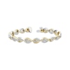 Thumbnail Image 1 of Love Ignited Diamond Flame Link Bracelet 3/4 ct tw 10K Two-Tone Gold 7&quot;