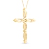 Thumbnail Image 3 of Diamond Cross Necklace 3/4 ct tw 14K Yellow Gold 18&quot;