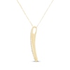 Thumbnail Image 3 of Lab-Grown Diamonds by KAY Ladder Necklace 1/2 ct tw 14K Yellow Gold